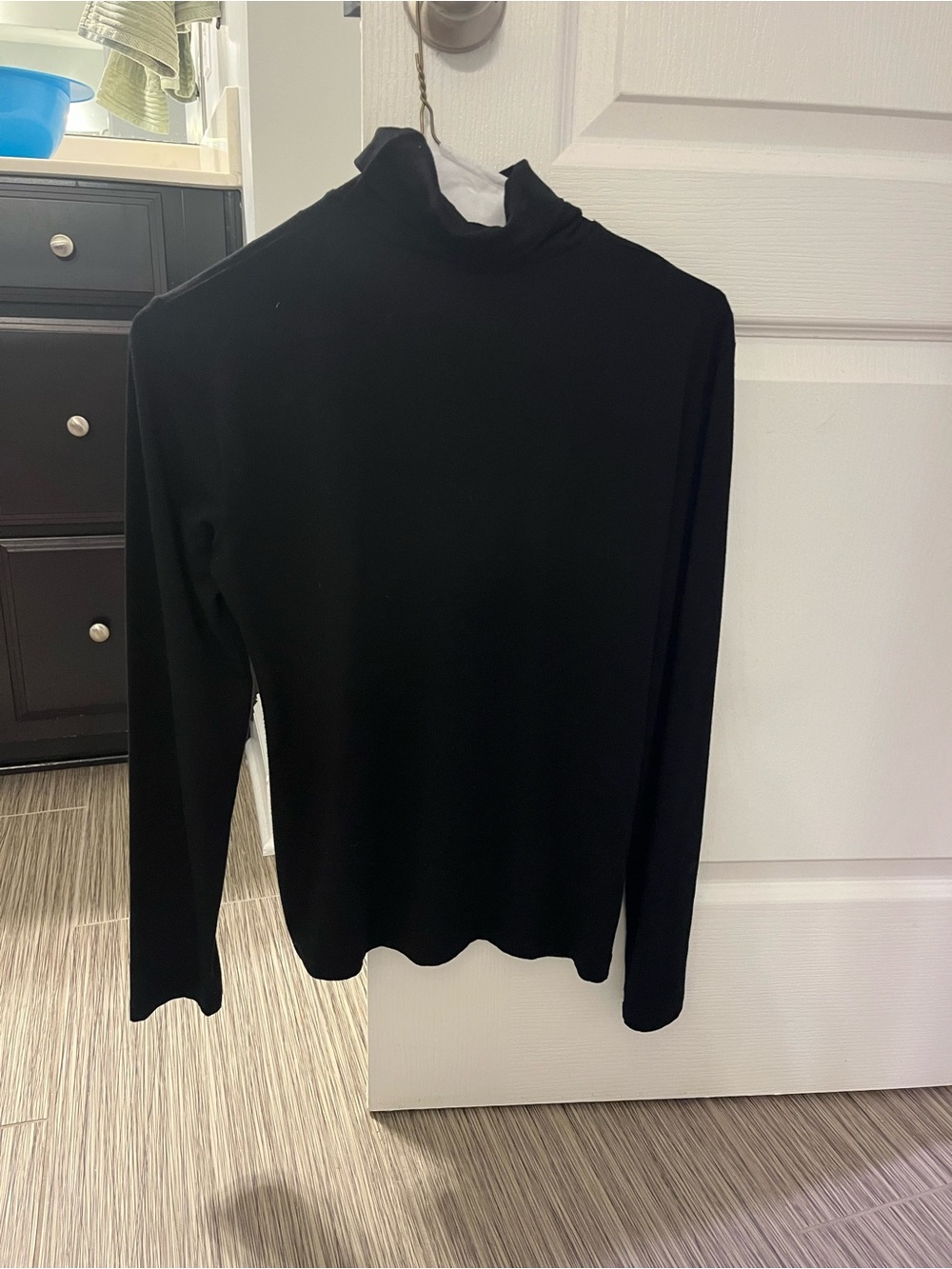 Les Copain Black Long-Sleeve Top with  turtleNeck
